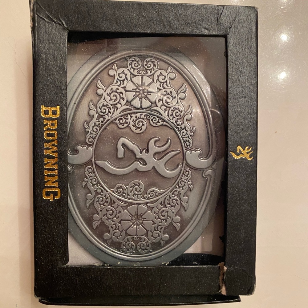 Browning belt buckle